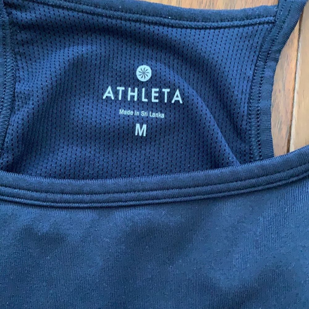 ❌SOLD❌Athleta Sports Bra Navy Blue - Picture 2 of 4
